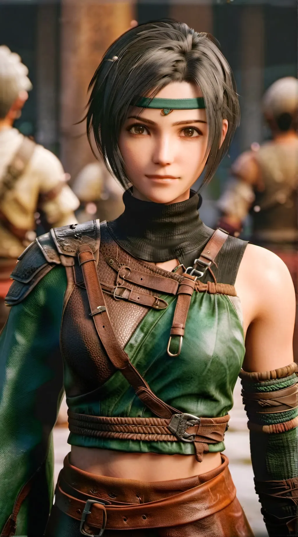 ai character: Yuffie Kisaragi background