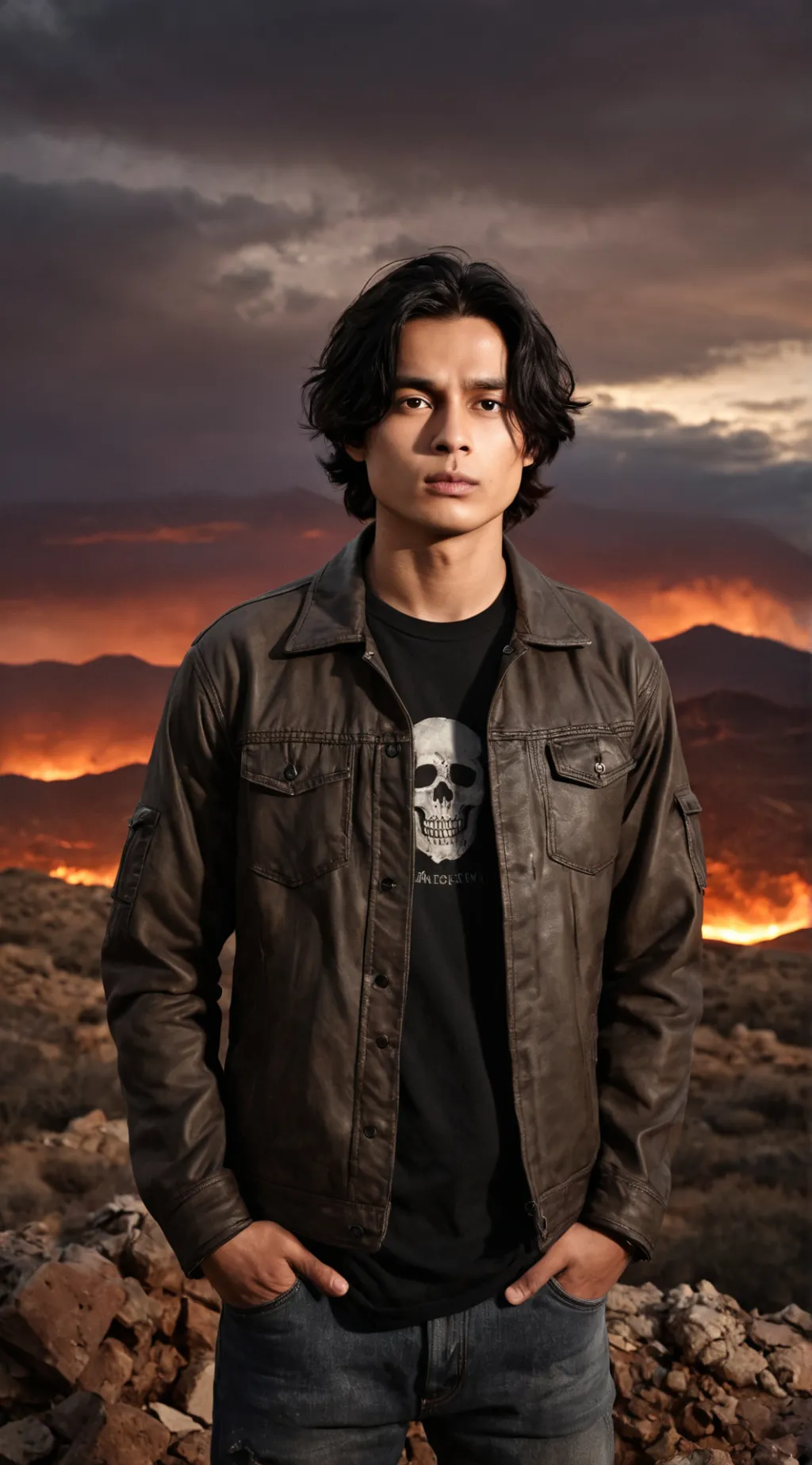 ai character: Nico di Angelo background