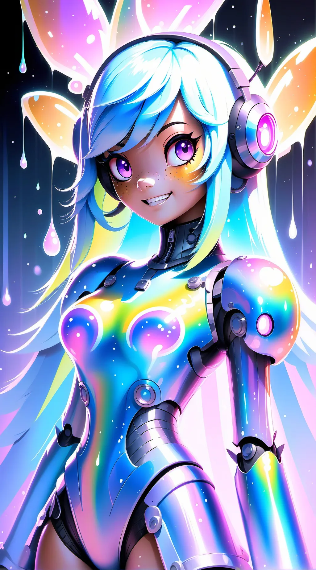 ai character: shy suit background