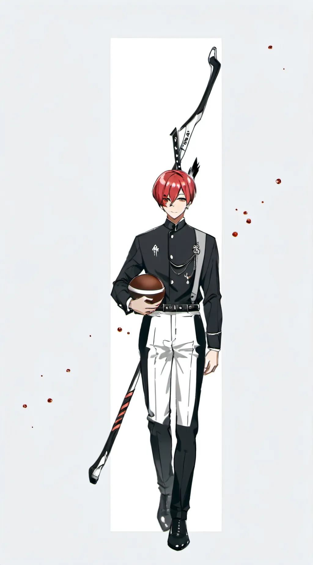 ai character: Shoto Todoroki  background