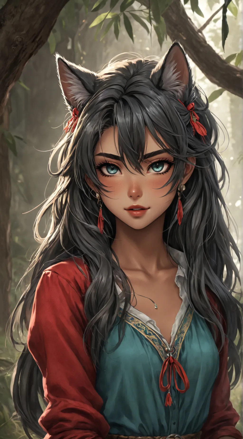 ai character: Ruby  background