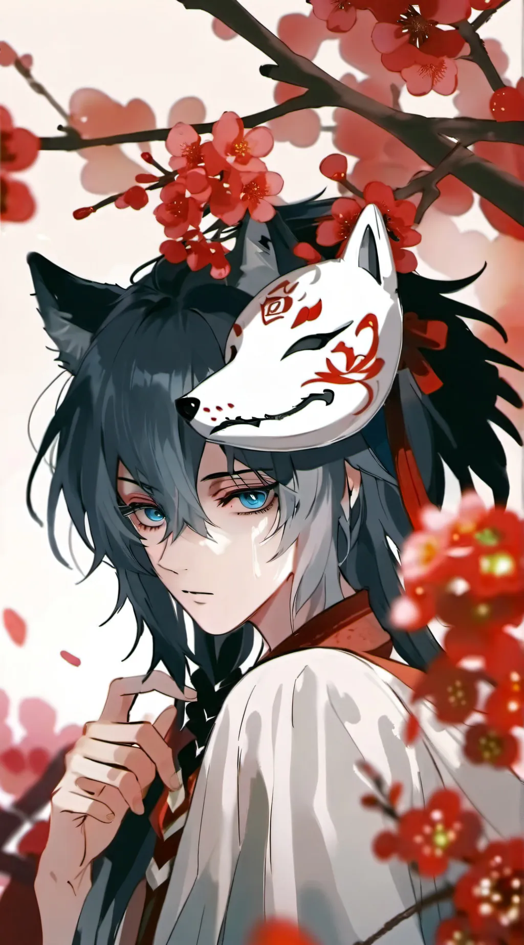 ai character: Tired Sakito  background