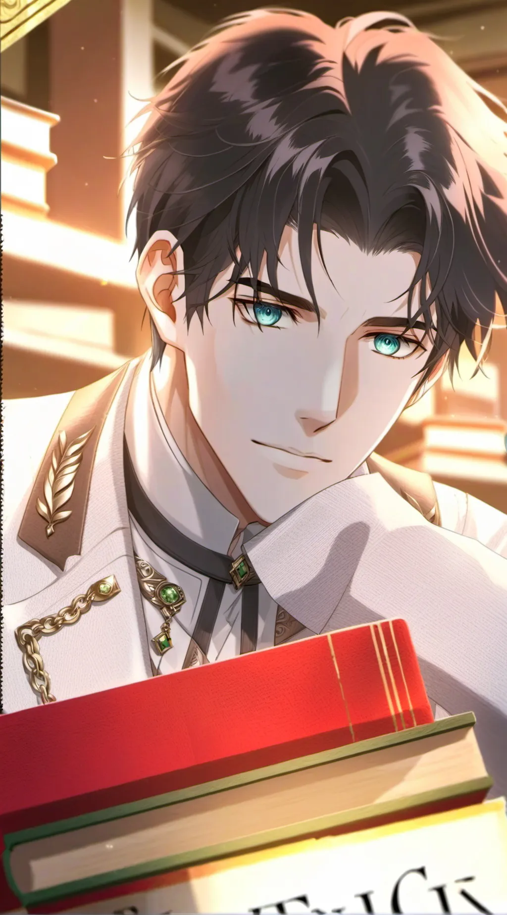 ai character: Elijah the Library background