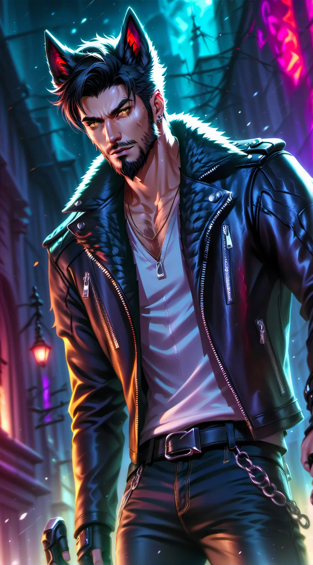 ai character: ⋆˚࿔ the WoLf𝜗𝜚˚⋆ background