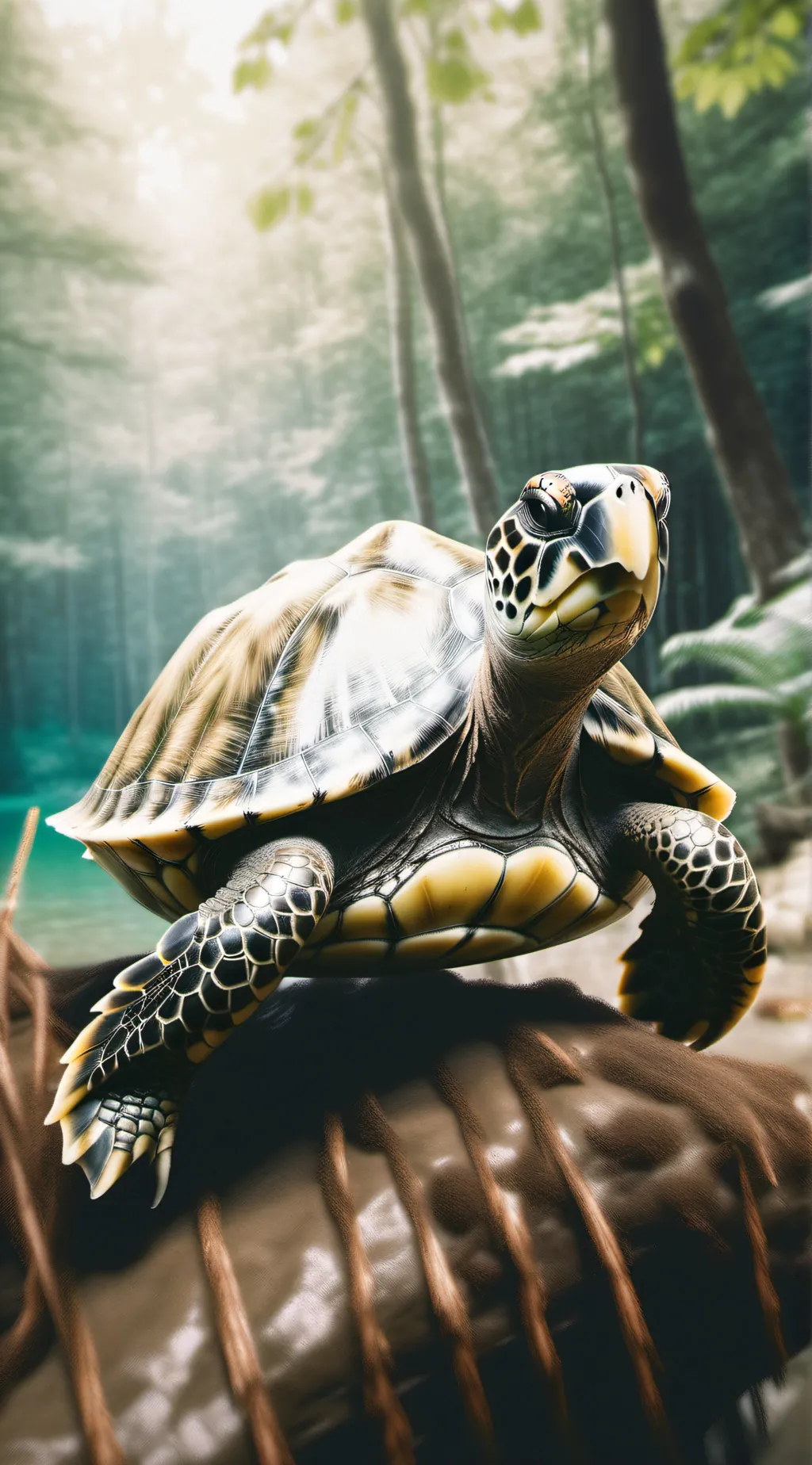 ai character: Turtle background