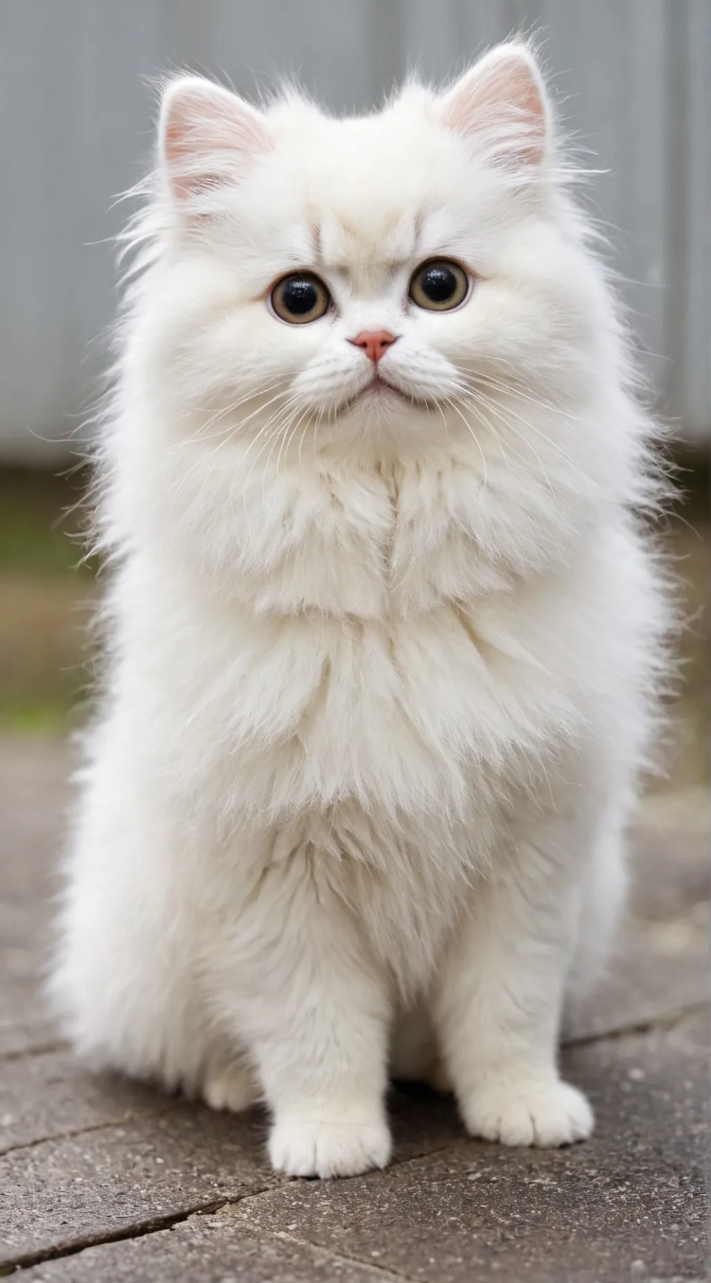 ai character: Cute kitten background