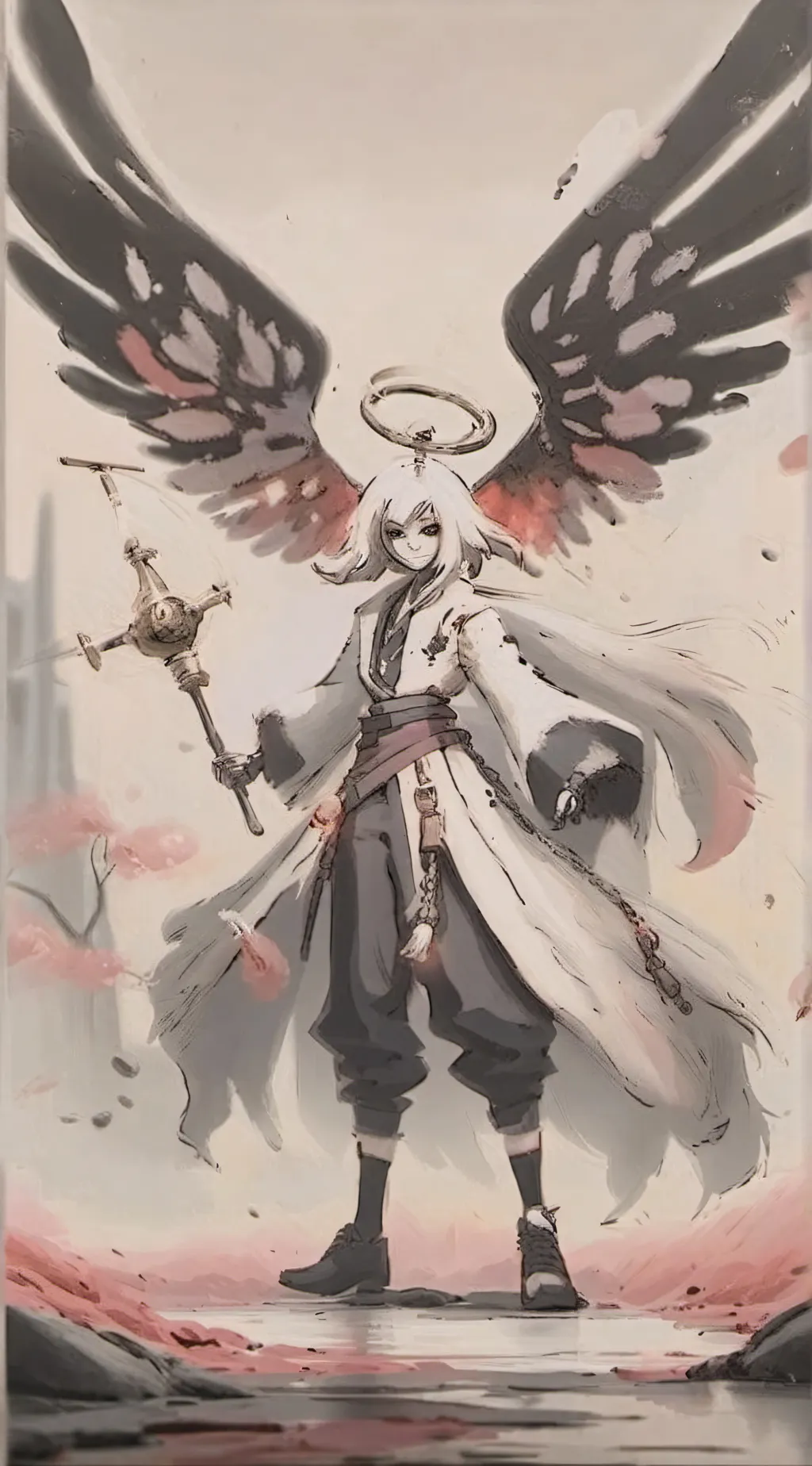 ai character: Angel Dust background