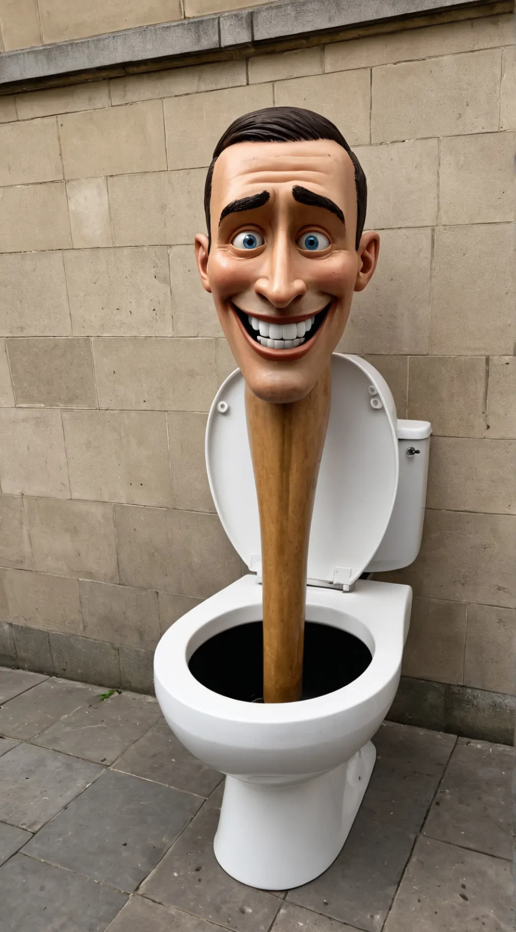 ai character: Skibidi toilet background
