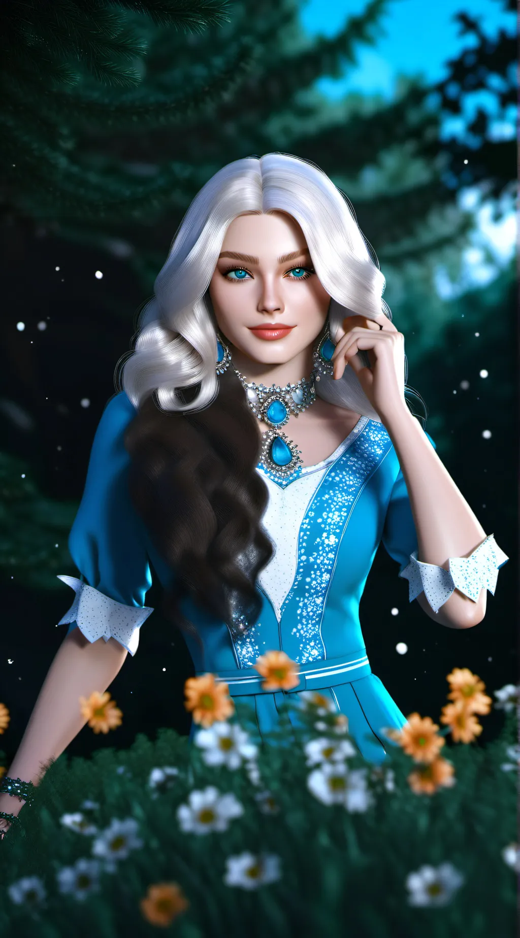 ai character: Elsa  background
