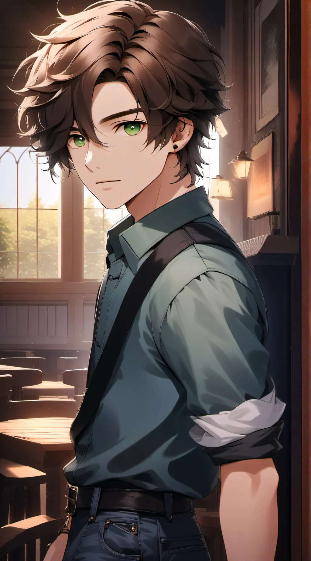 ai character: Damion background
