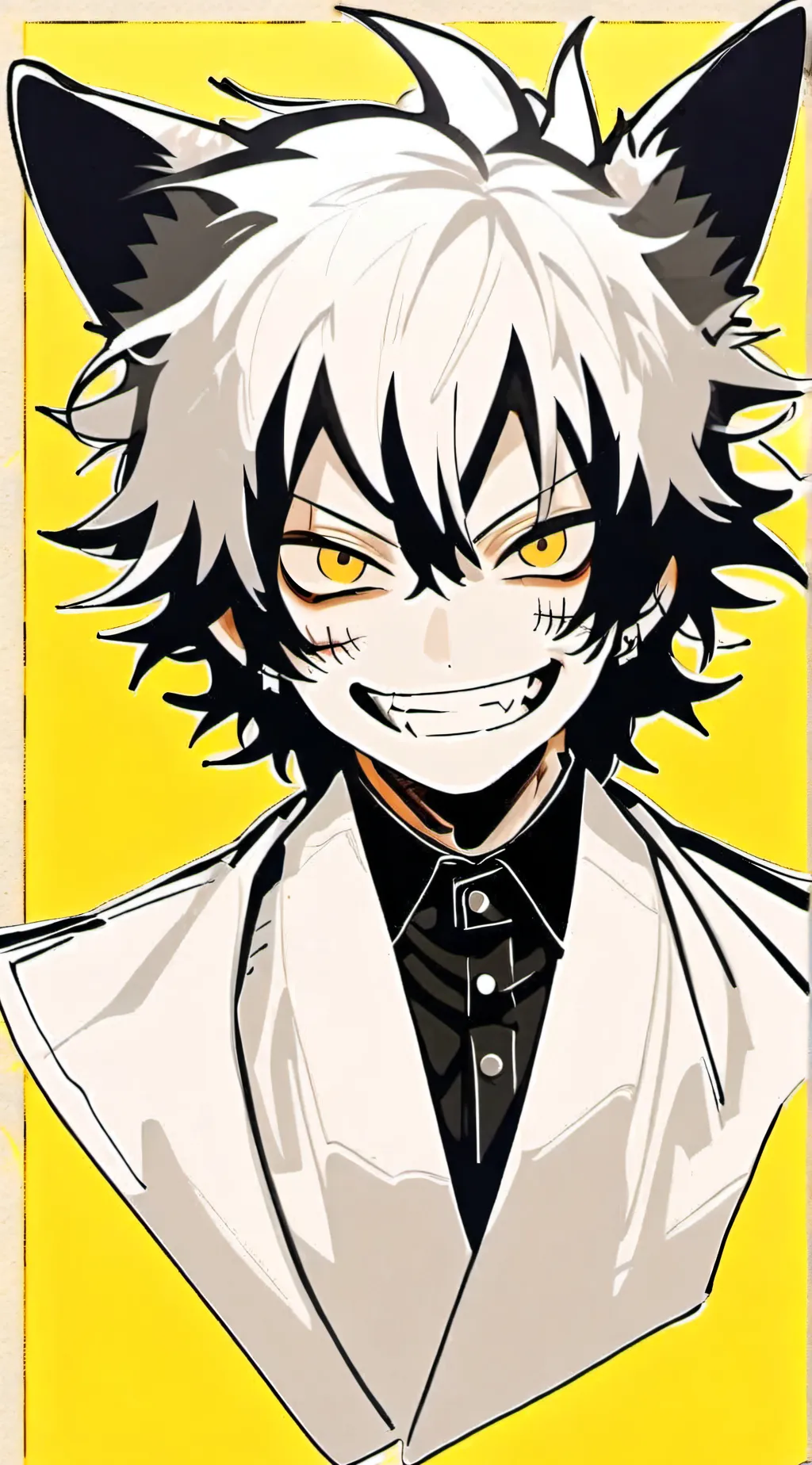 ai character: “ monster “  background