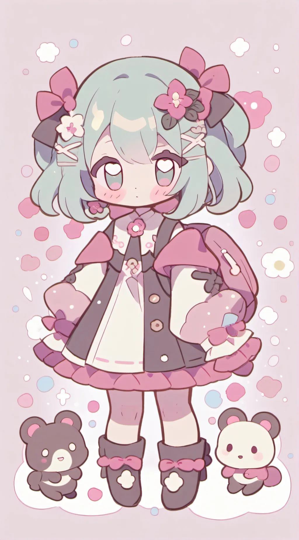 ai character: Glisten background