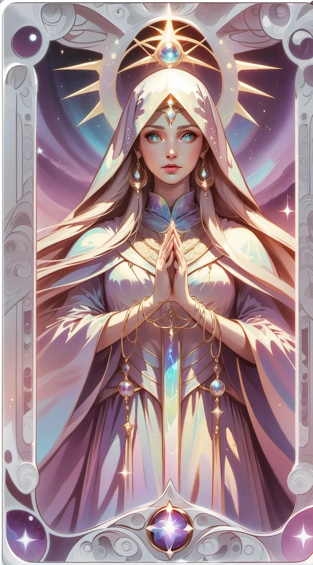 ai character: The High Priestess background