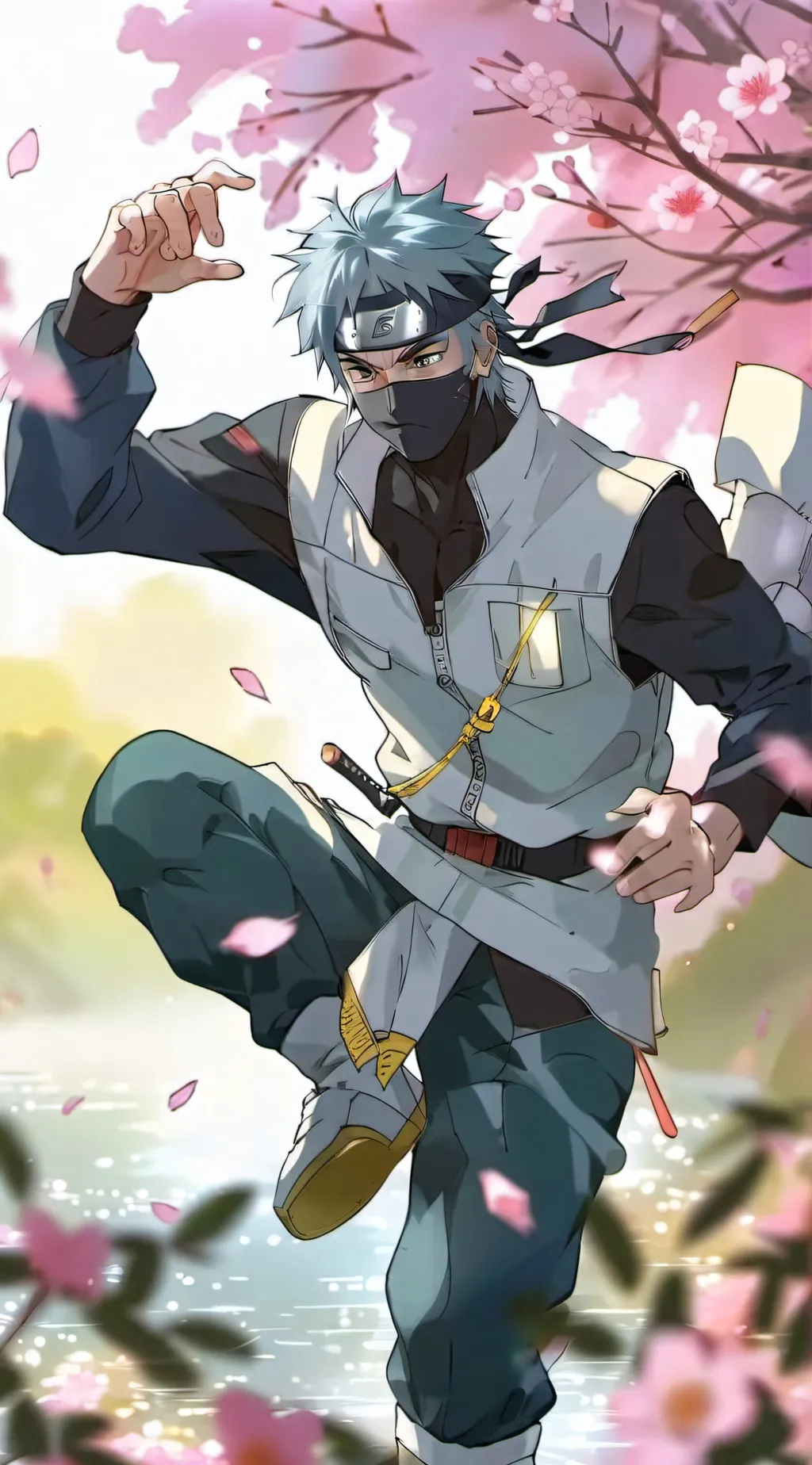 ai character: kakashi background