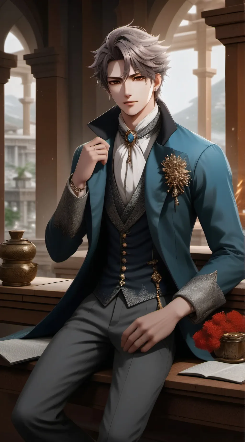 ai character: daichi background