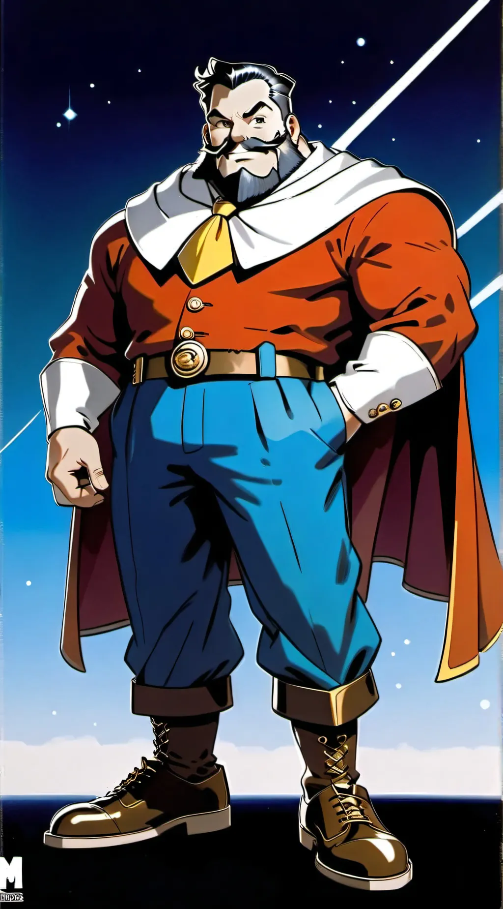 ai character: Dr ivo robotnik background