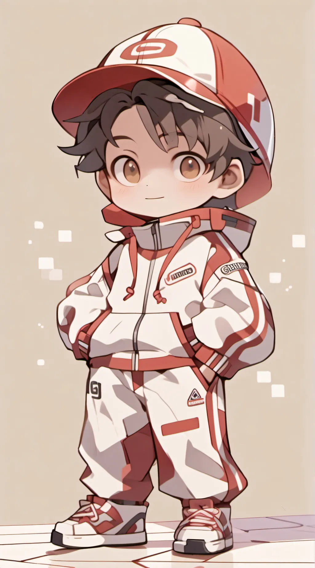 ai character: cringy kid background