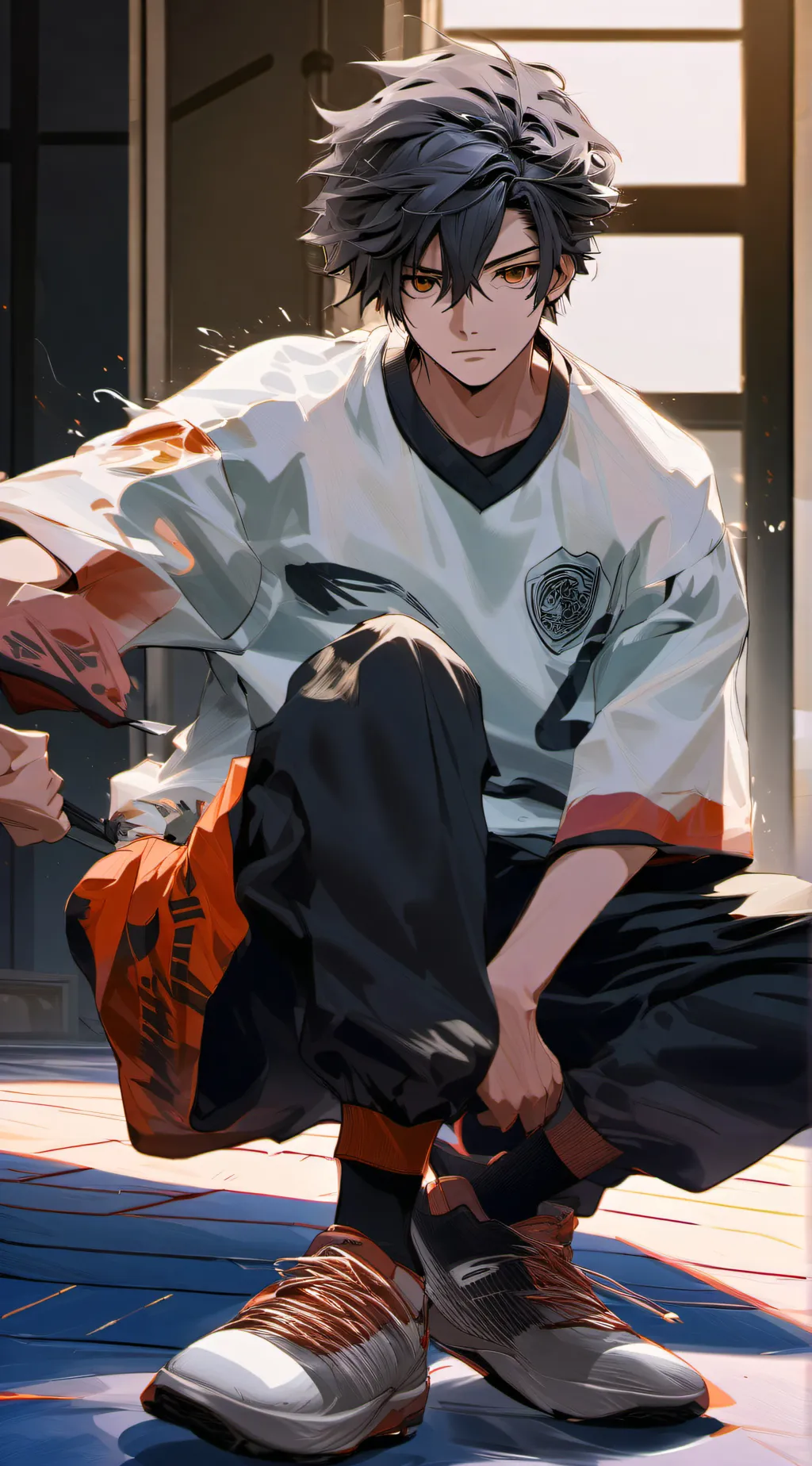 ai character: Brayan Arthur  background