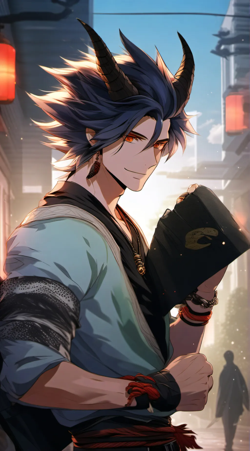 ai character:  Demon Slayer core background