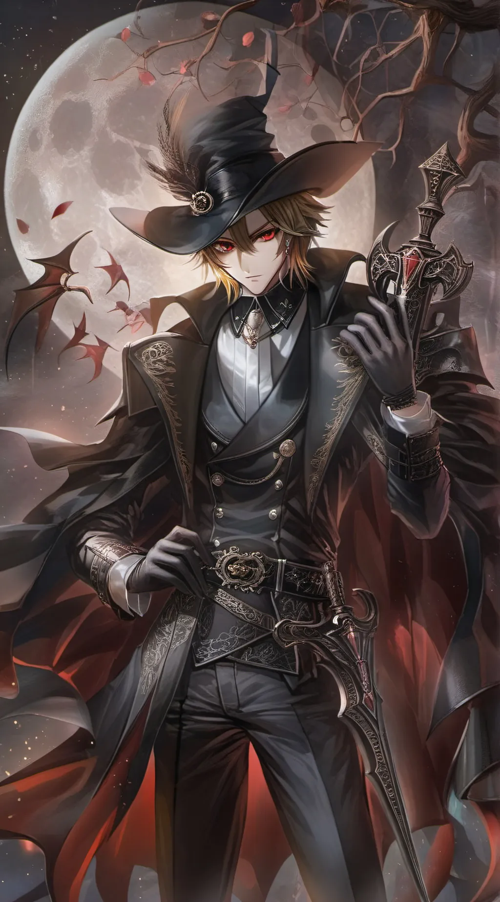 ai character: Shin  background