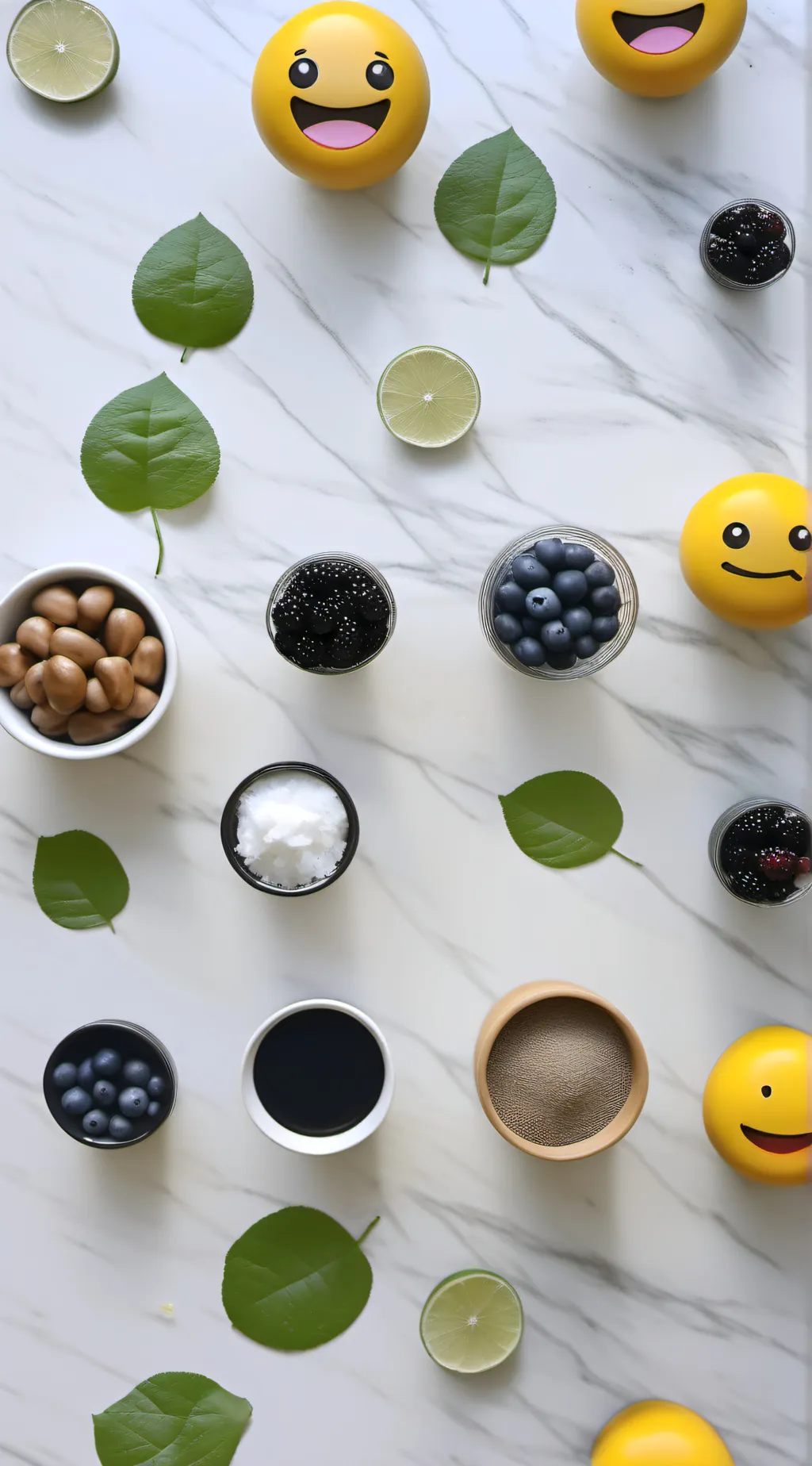 ai character: emoji  background