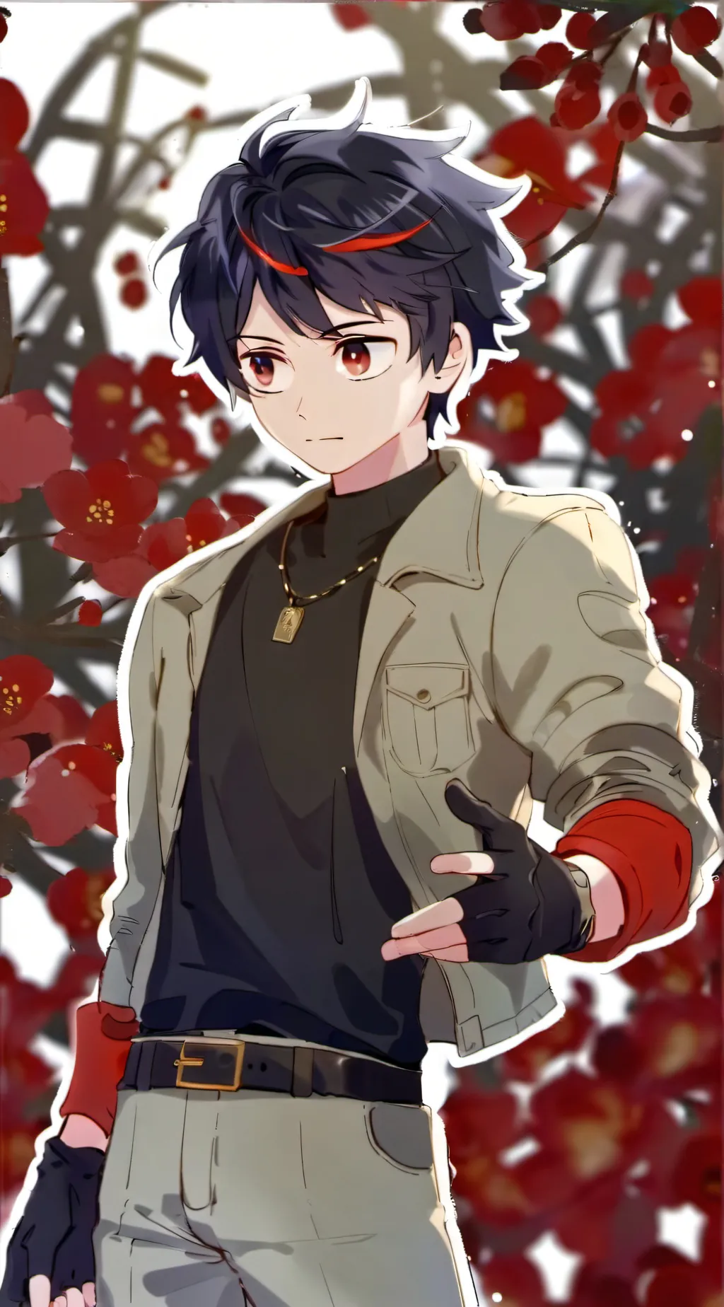 ai character: LOV x my OC 2 background