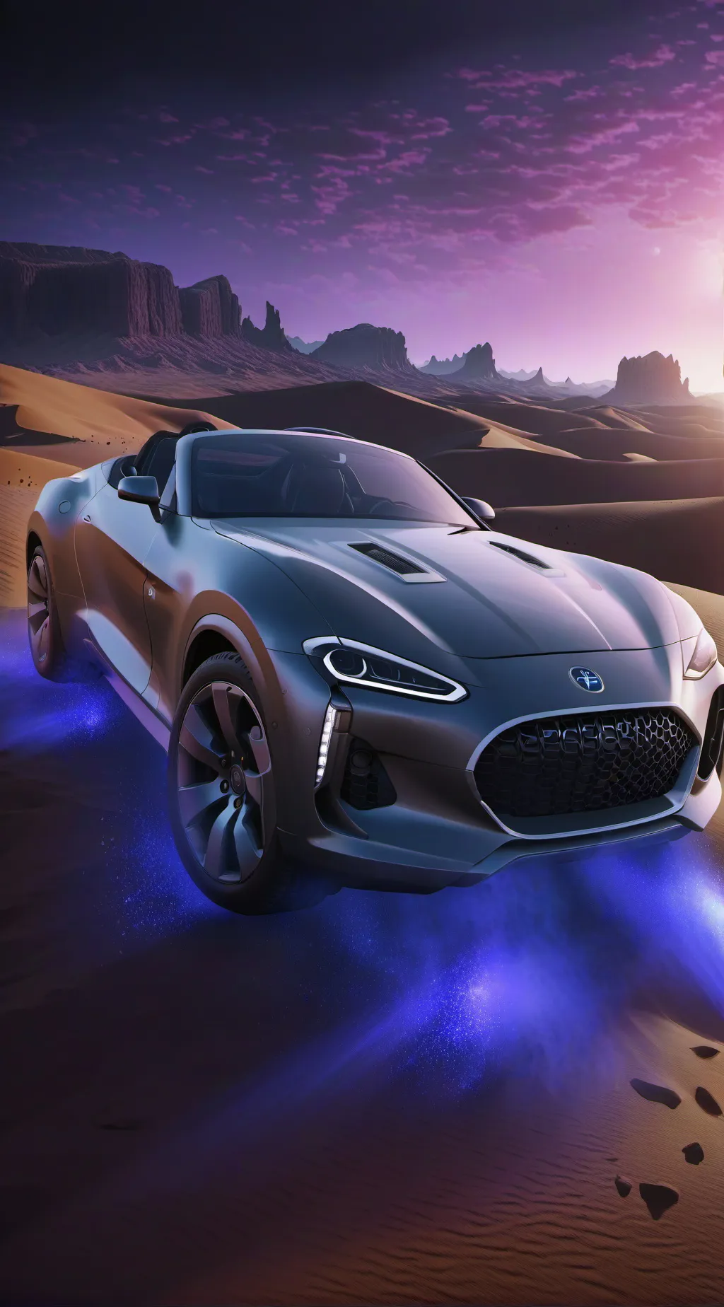 ai character: skibidi deser trip background