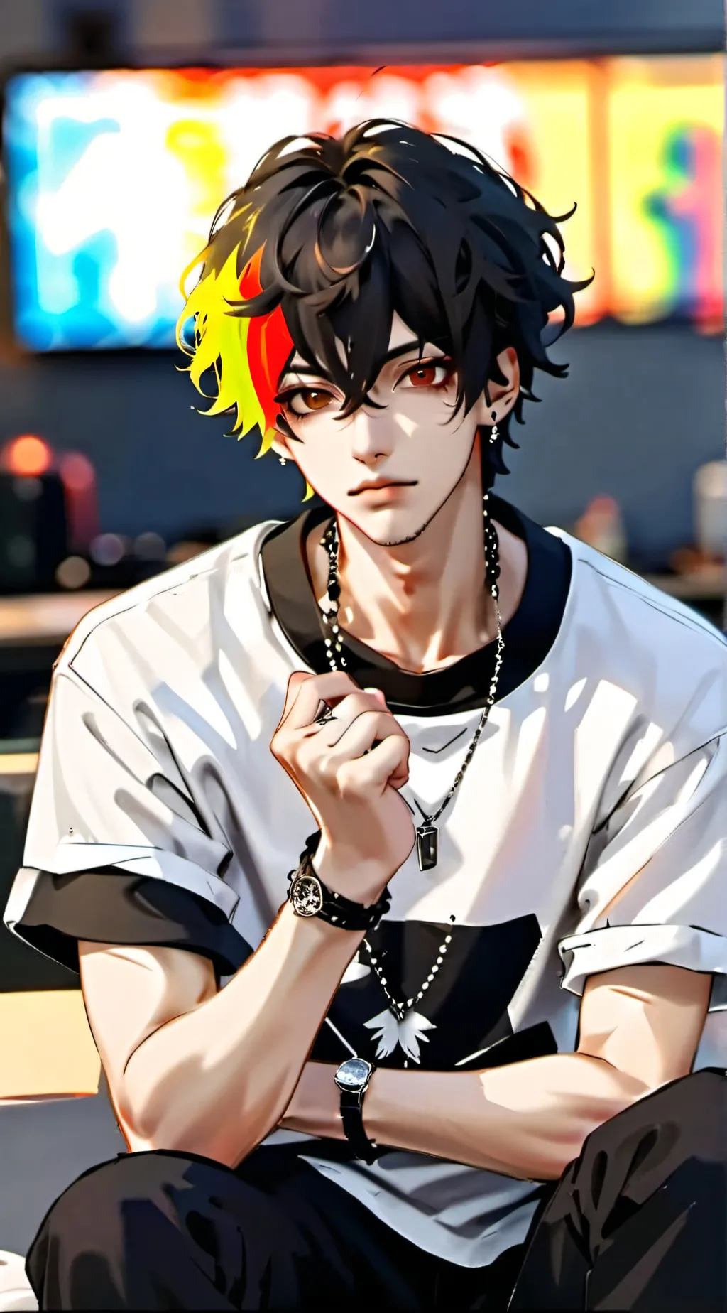 ai character: Liam  background
