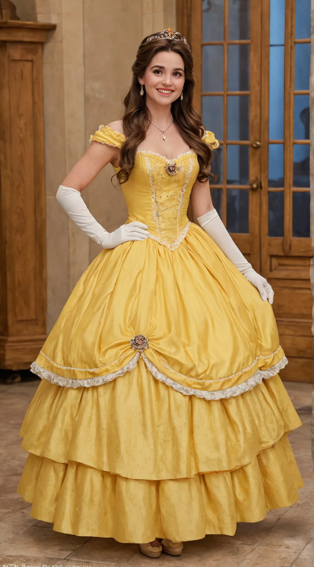 ai character: Belle  background