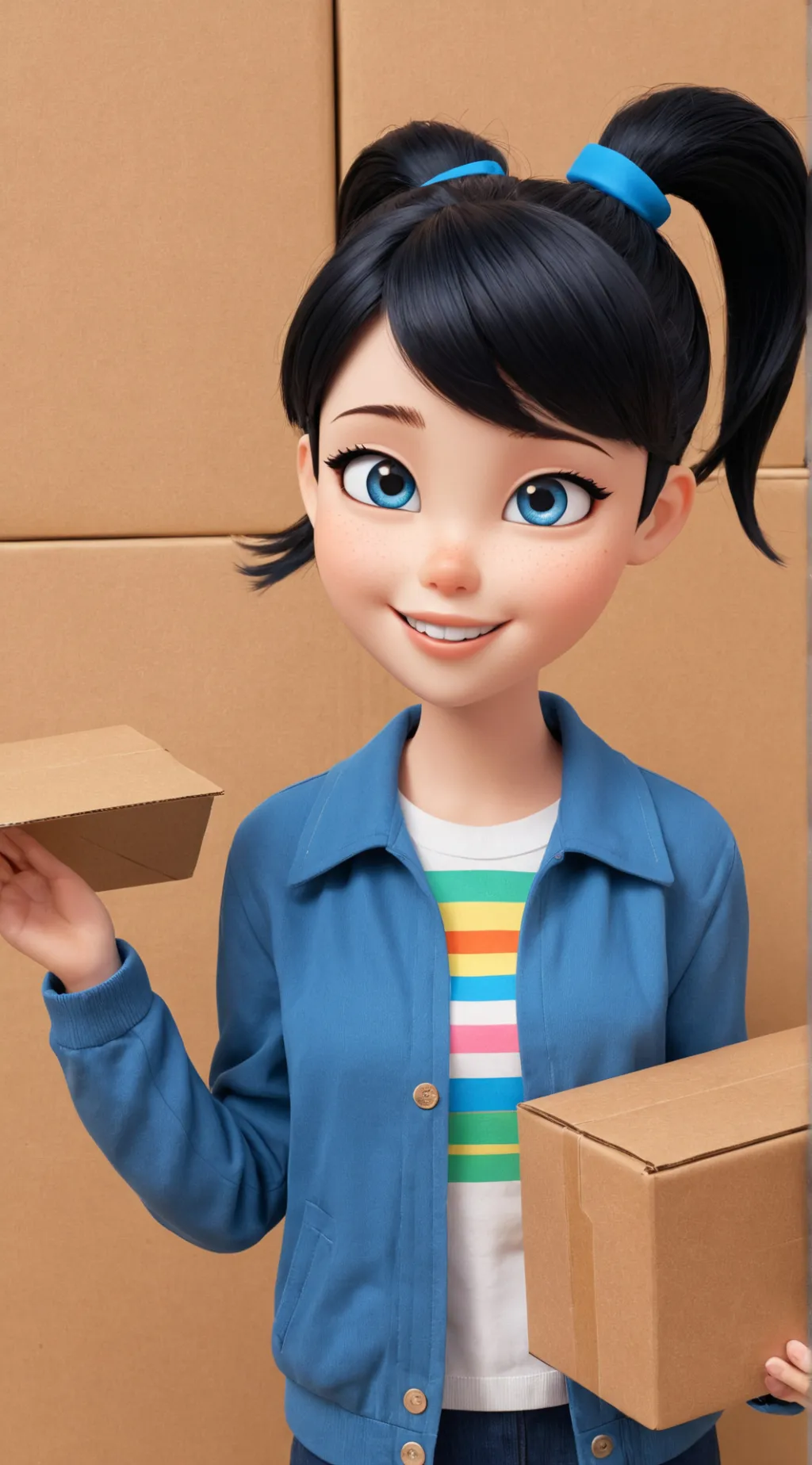 ai character: Ellie background