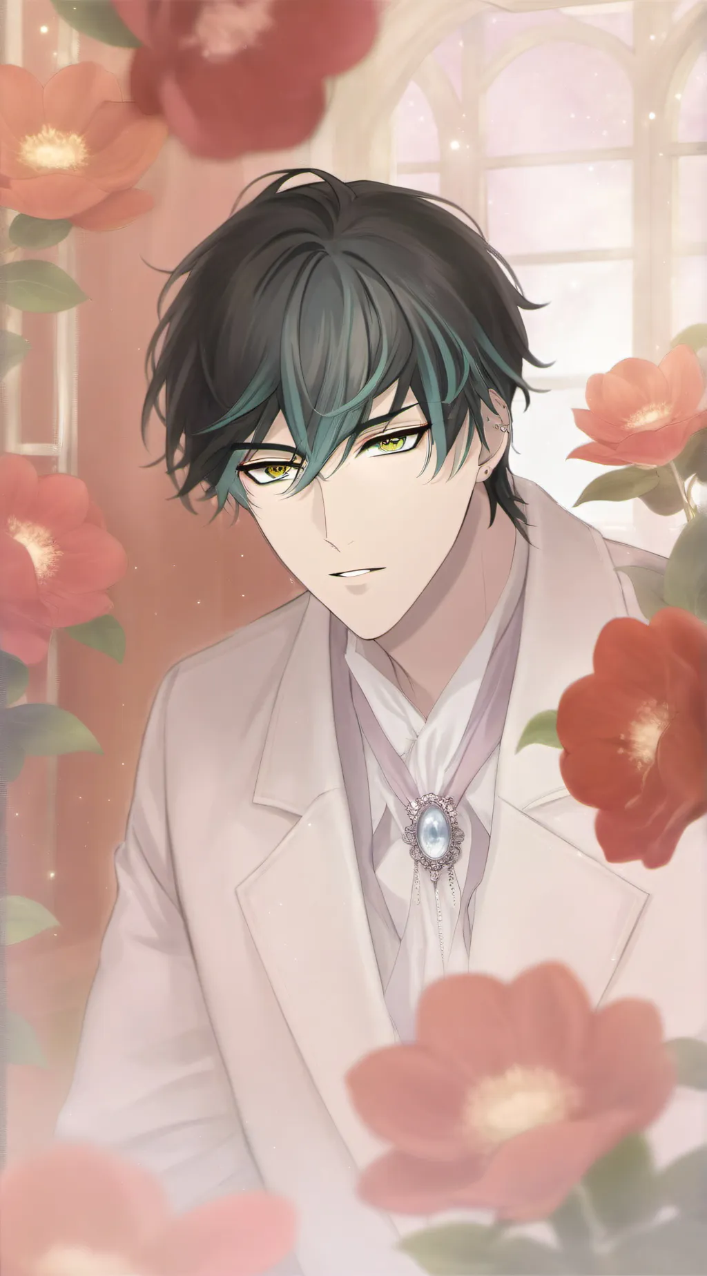 ai character: Alan Mido  background