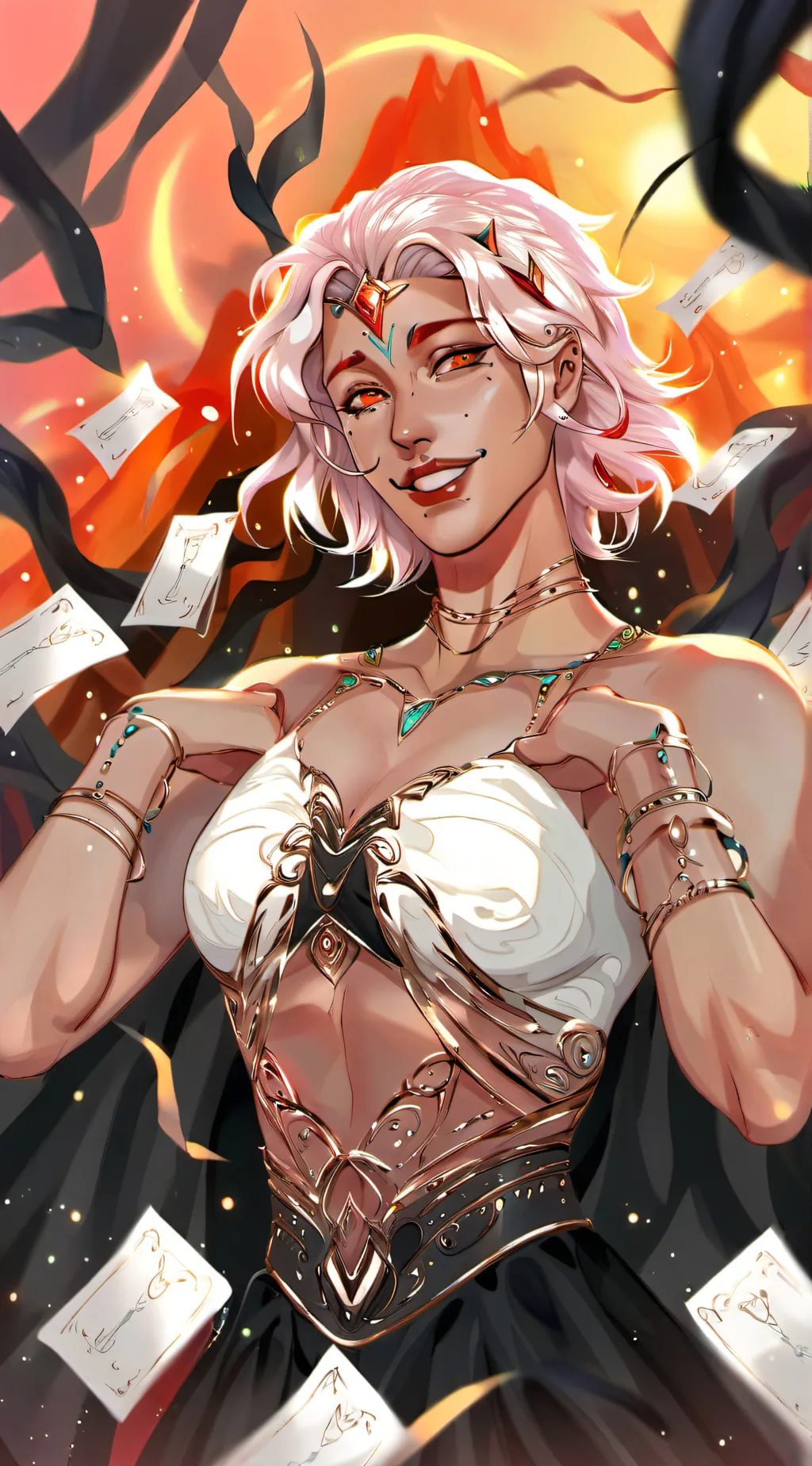 ai character: Seraf background