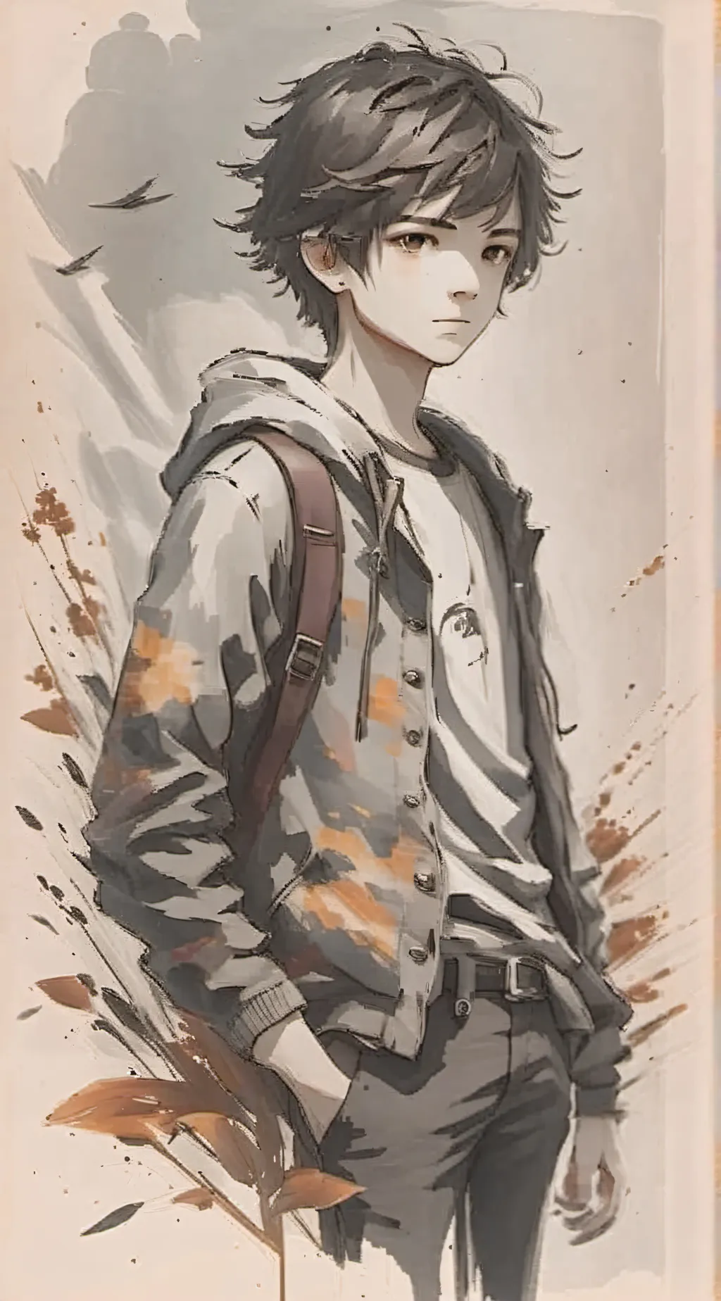 ai character: Loner background