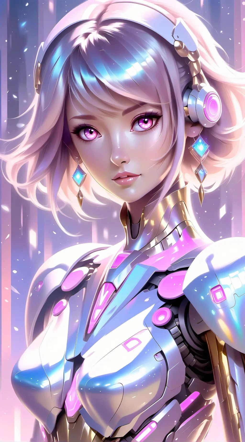 ai character: girl Decepticon  background