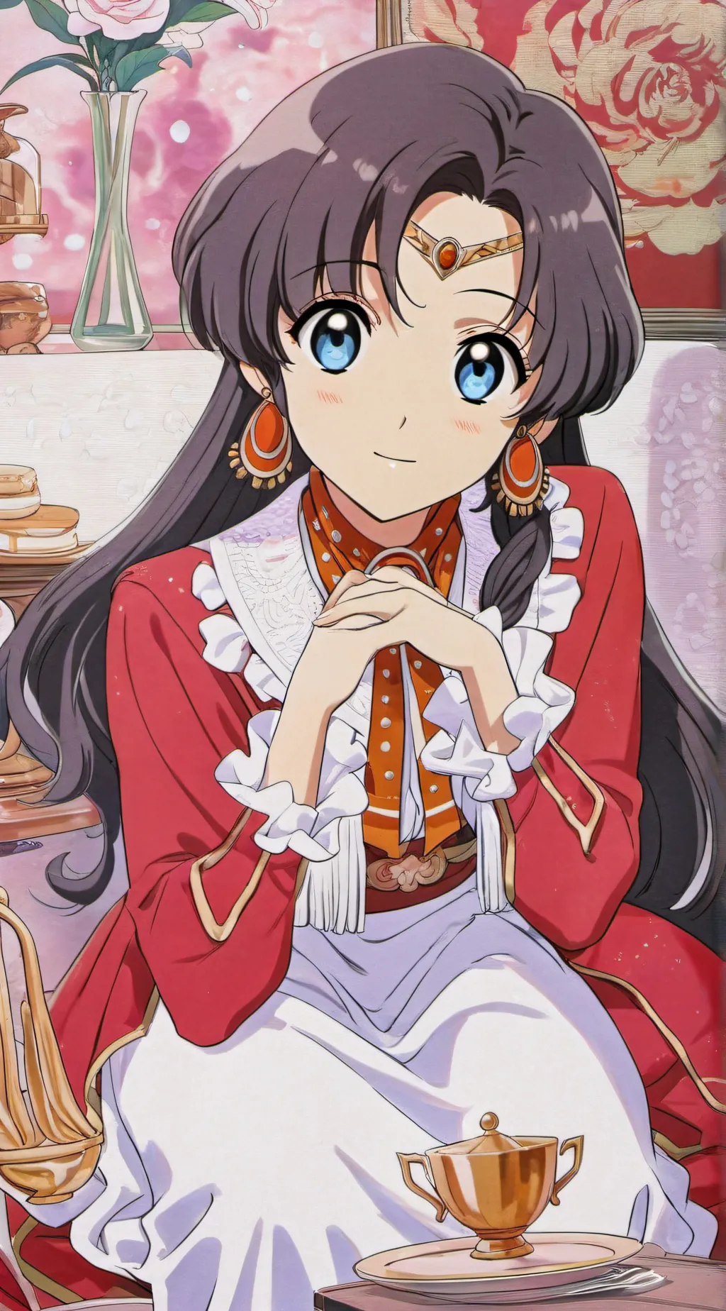 ai character: heather background