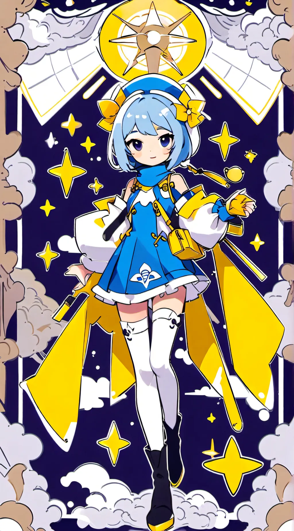 ai character: luce background