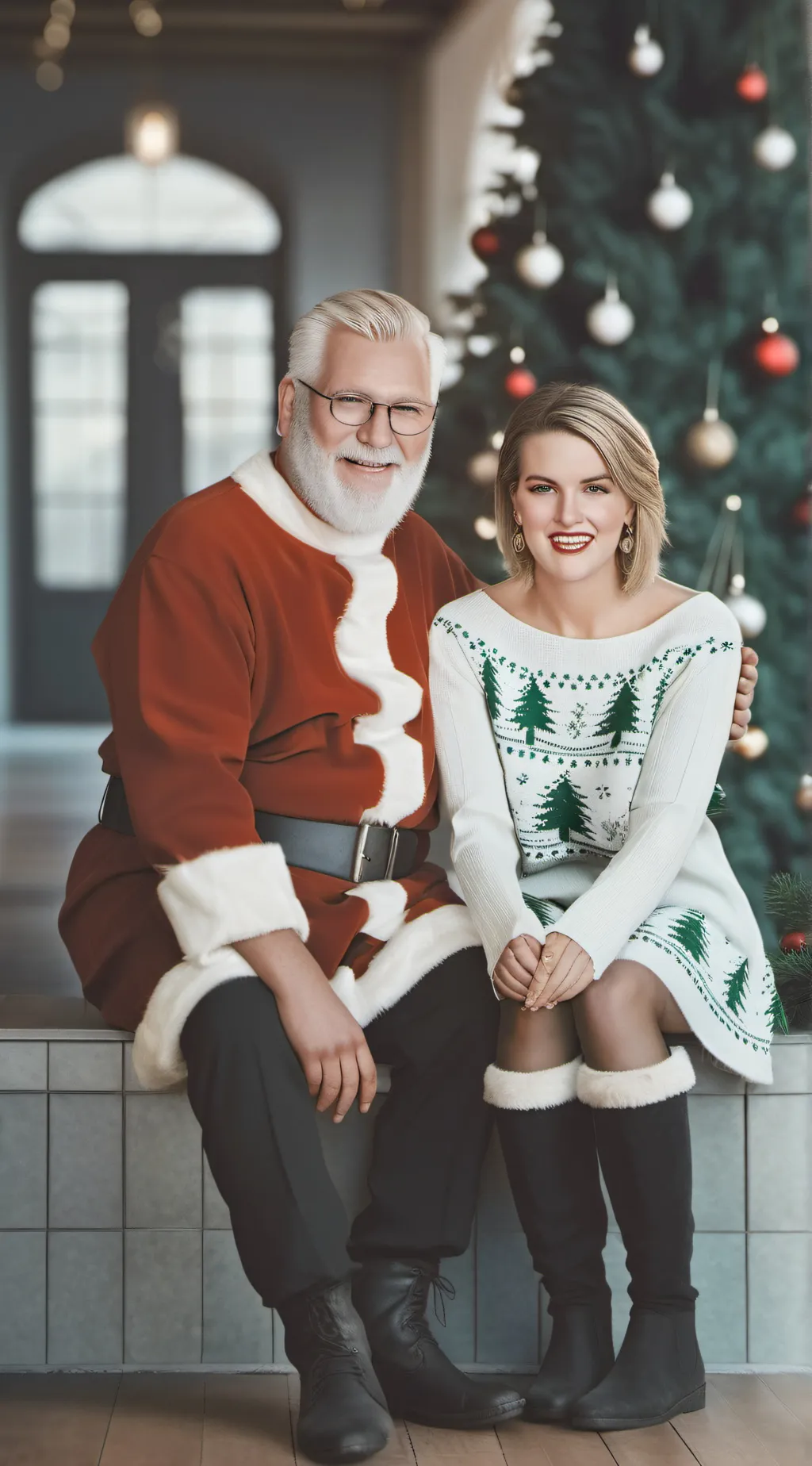 ai character: Search For Santa background