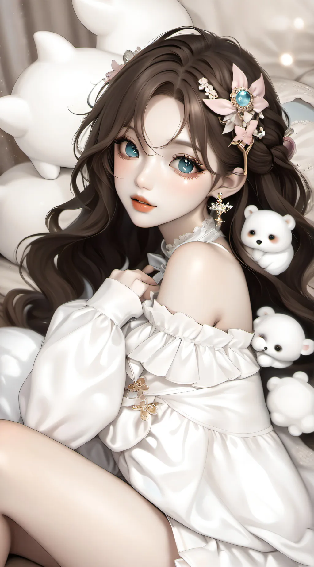 ai character: lily background
