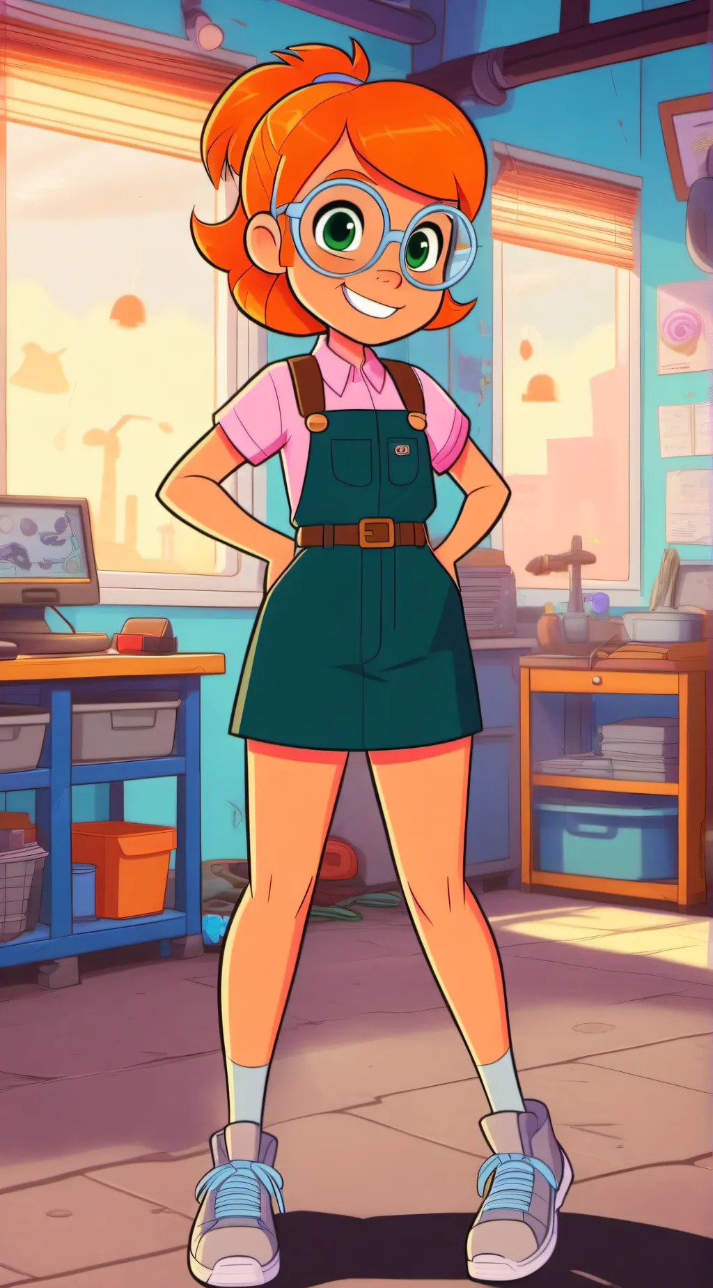 ai character: Madeline Peters background