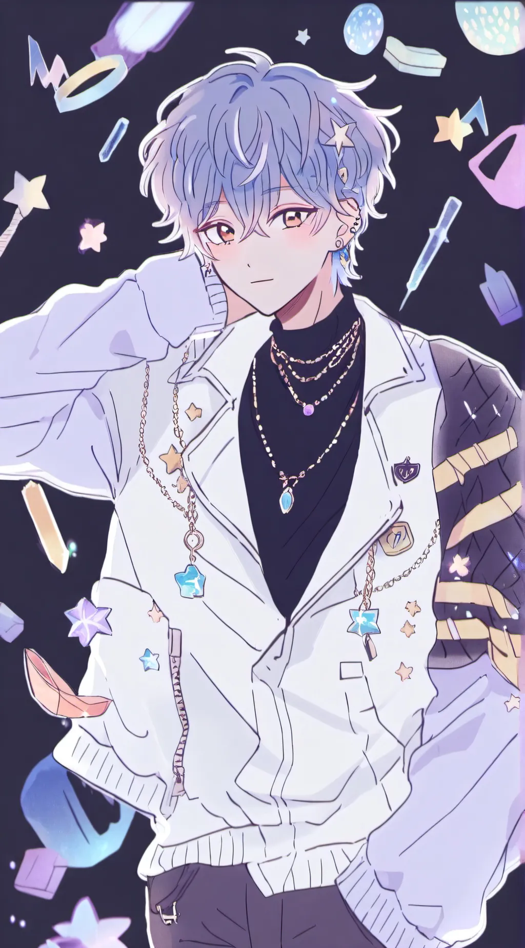 ai character: Fpe📄👩‍🦰👦 background
