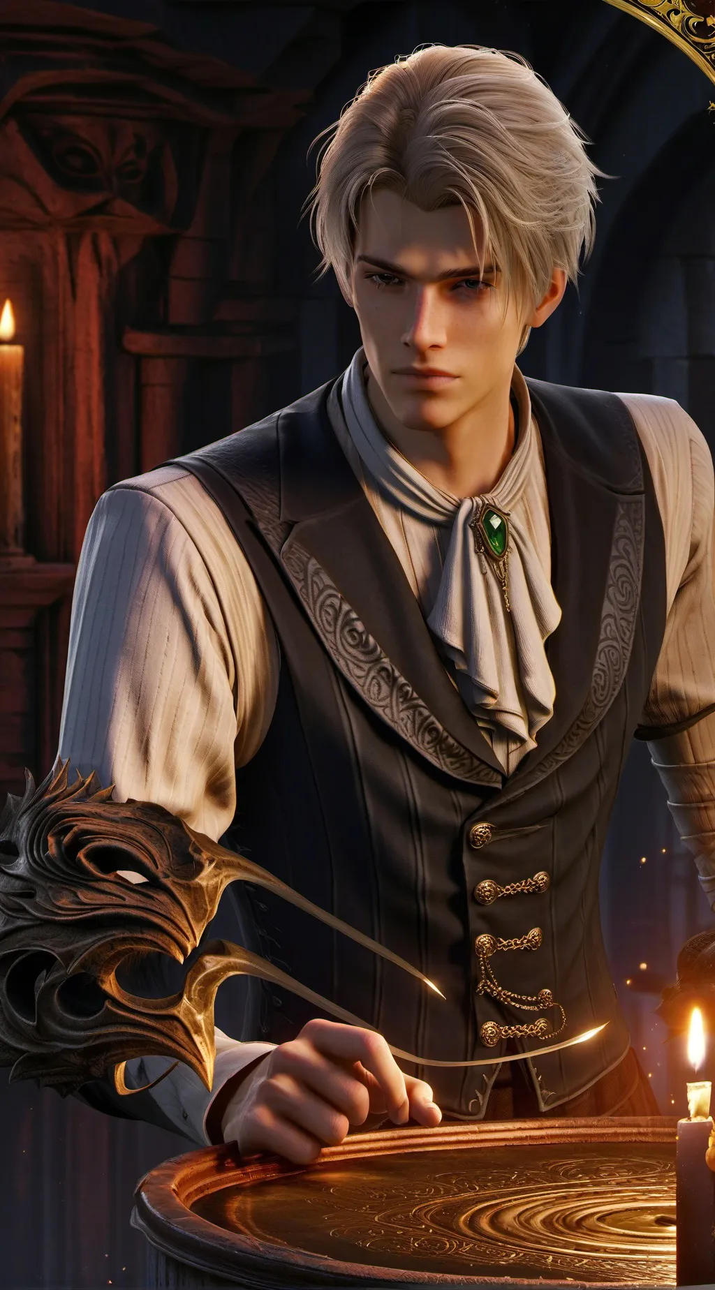 ai character: Захарій background