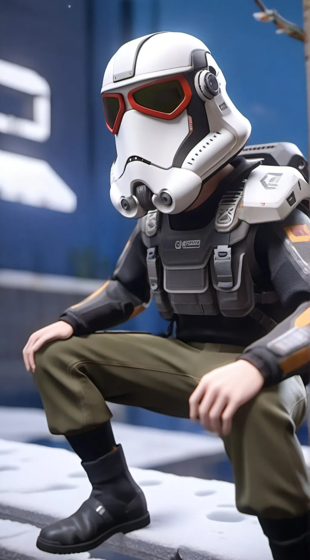 ai character: fighter background