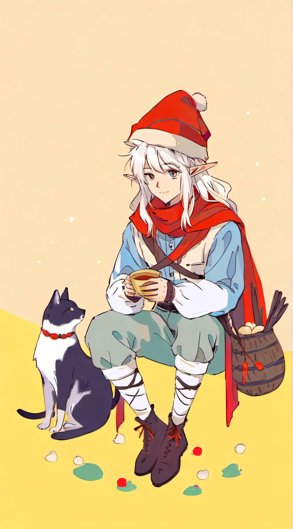 ai character: A elf background