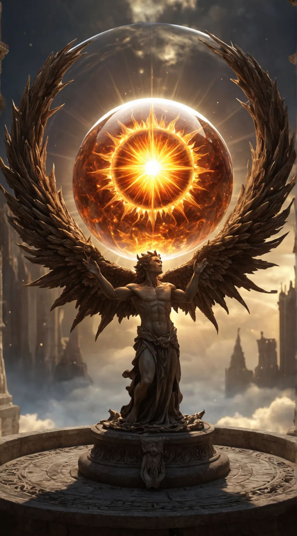 ai character: The Wisdom of  God background