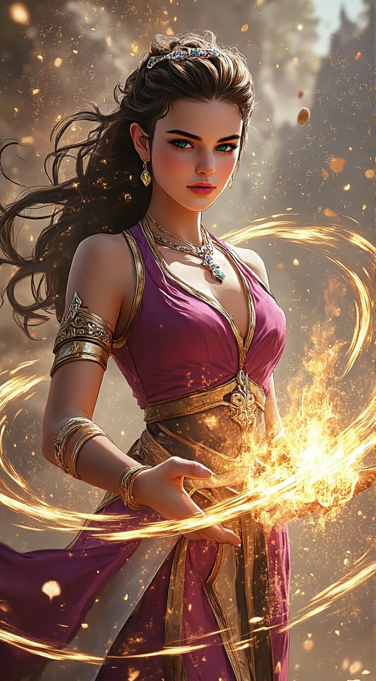 ai character: Aria background