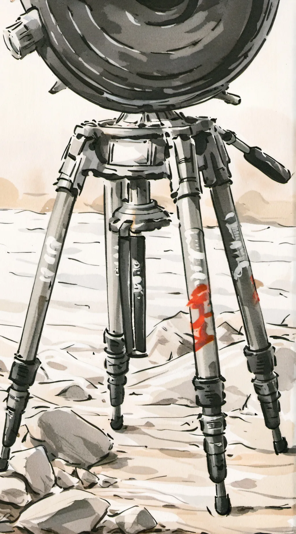 ai character: tripod background
