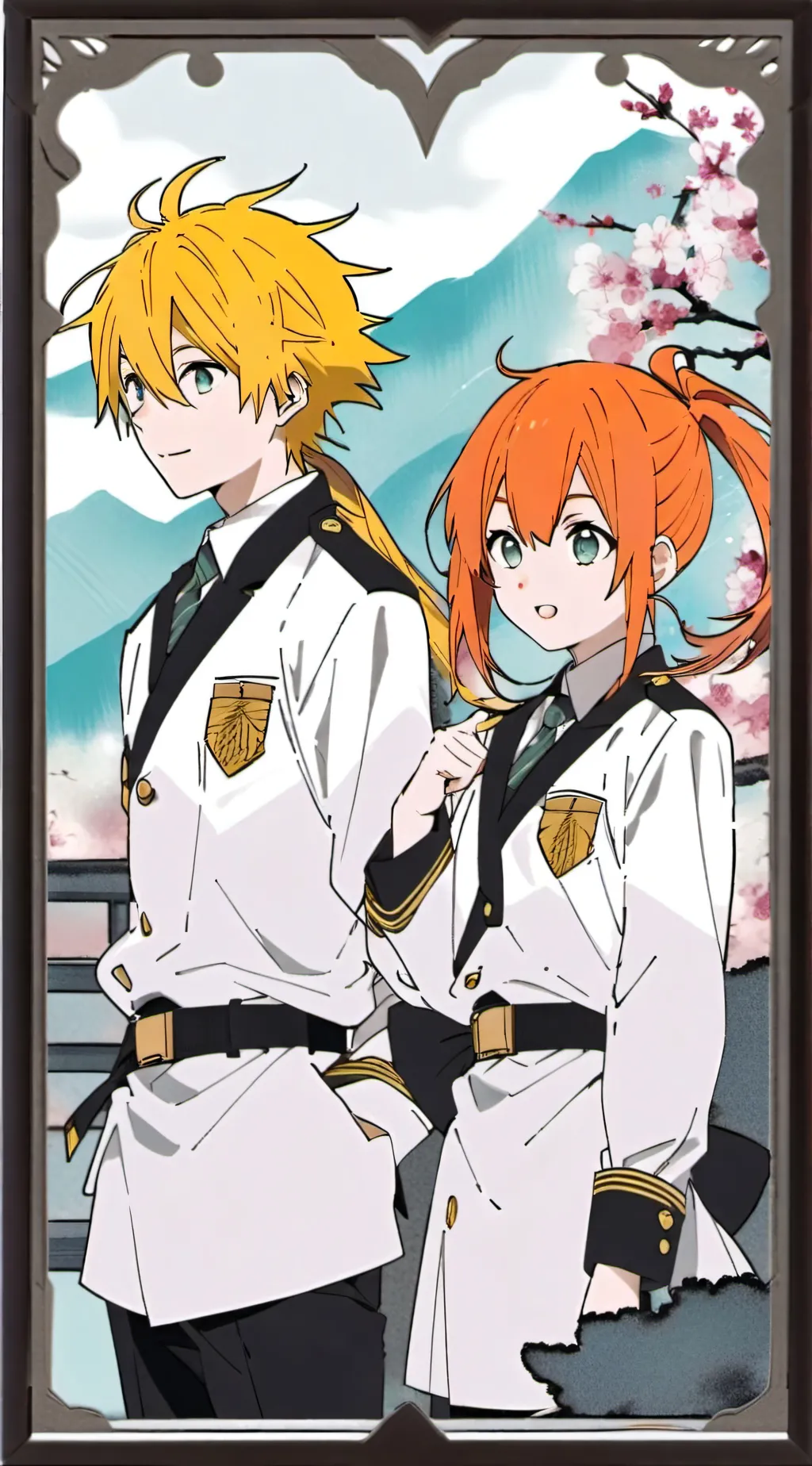 ai character: Kendo x Monoma background