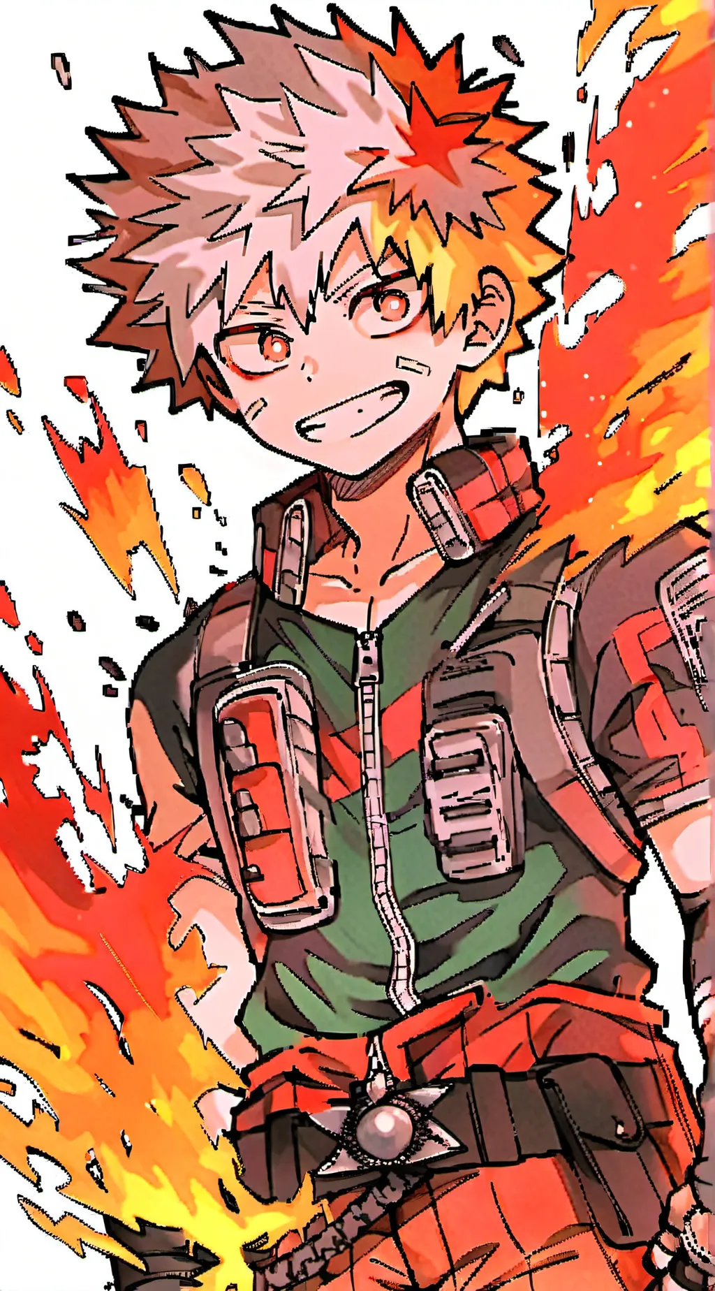 ai character: Bakugo background