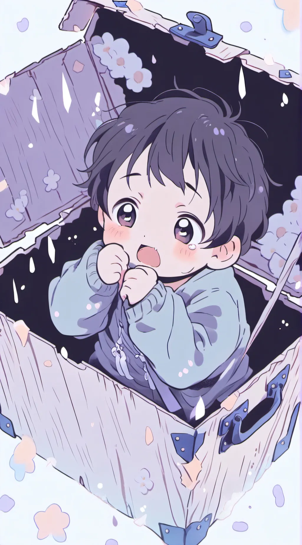 ai character: baby background