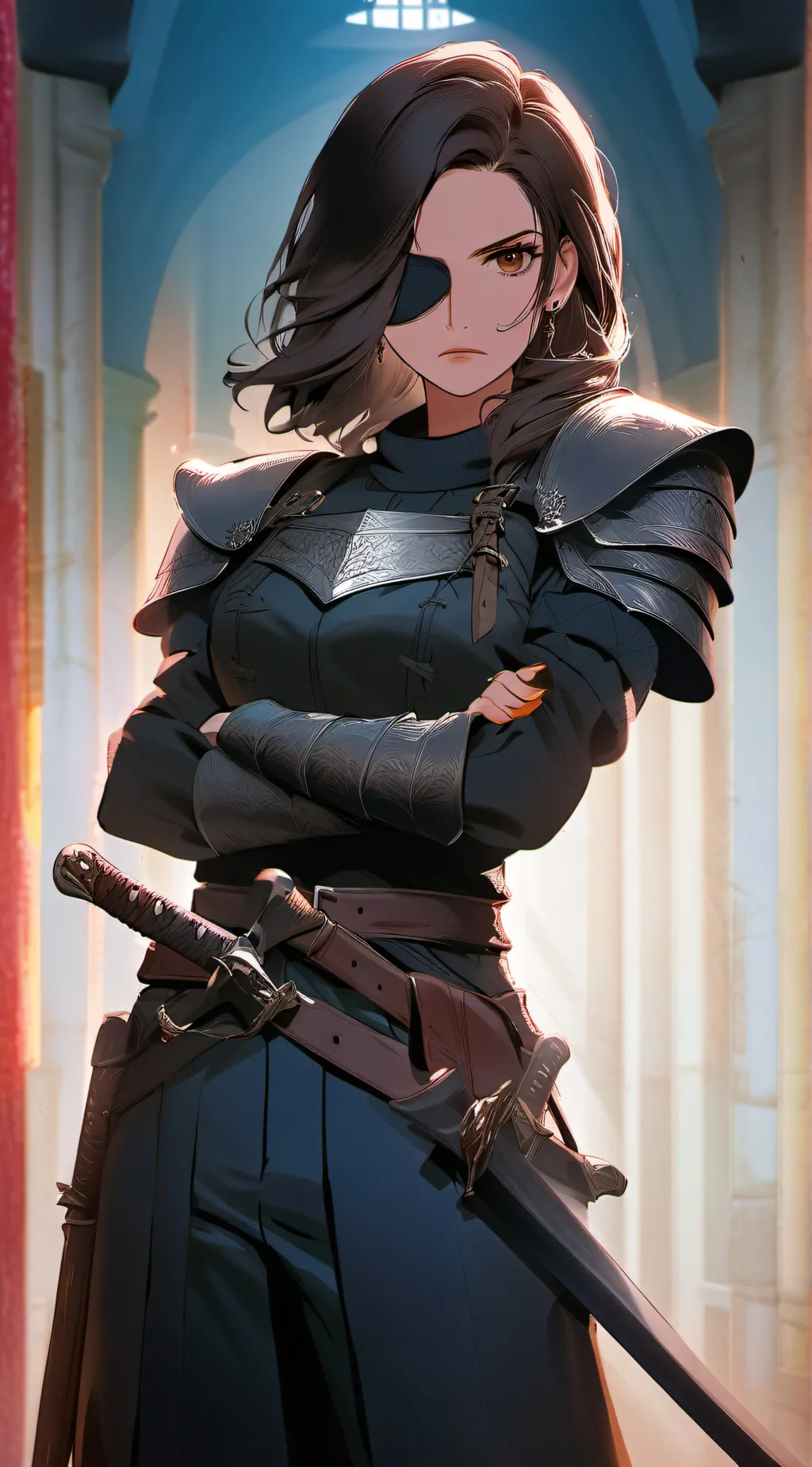 ai character: Sasha Steele background